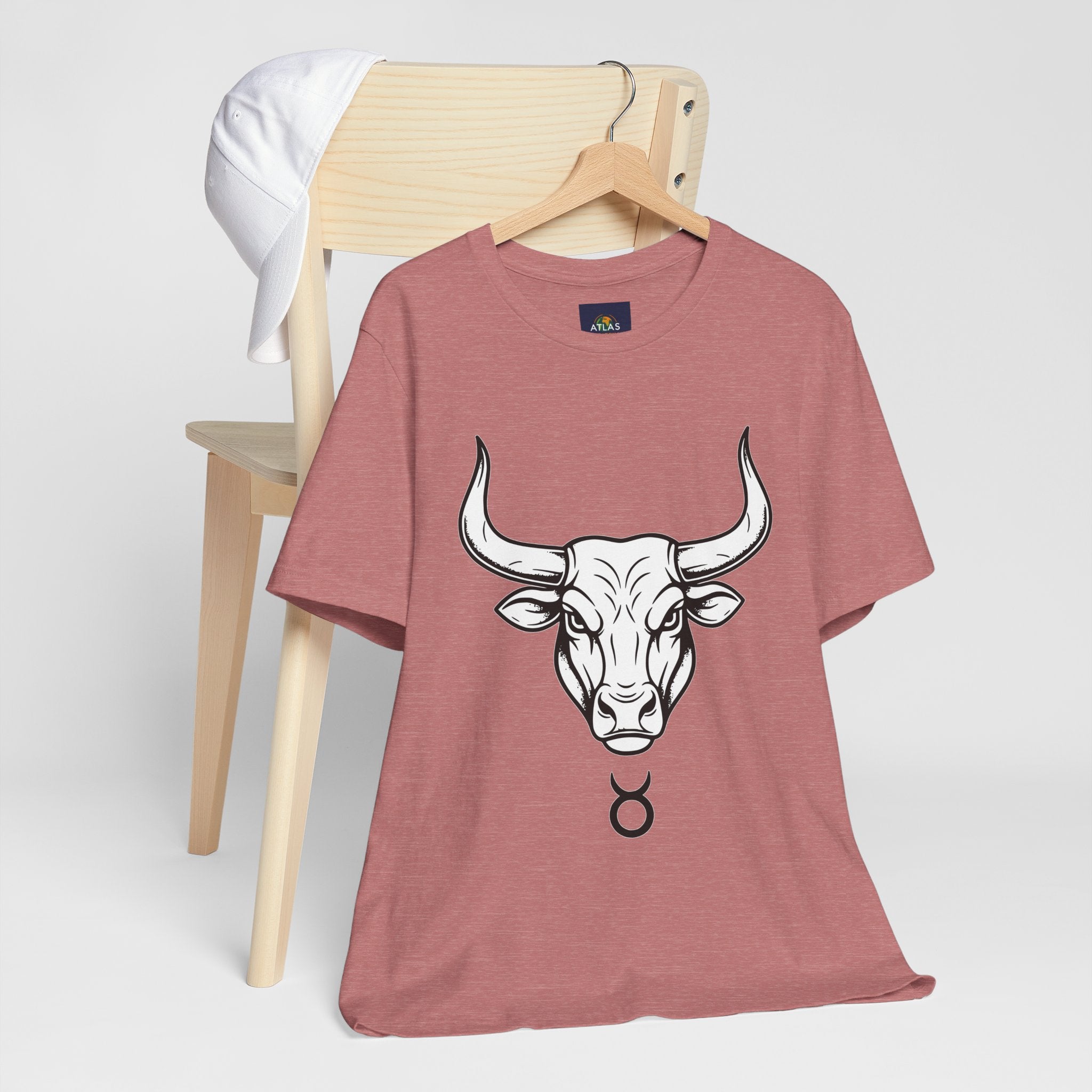 Taurus Zodiac T-Shirt - Minimalist Black and White Unisex T-Shirt