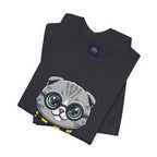 Hufflepurr Harry Potter T-Shirt - Funny Wizarding World Tee | Cute Potter Cat Gift - Atlas Briefly