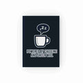 Powered by Caffeine Journal - Funny Coffee Notebook | Minimalist Writing Gift - EU Version - Atlas Briefly