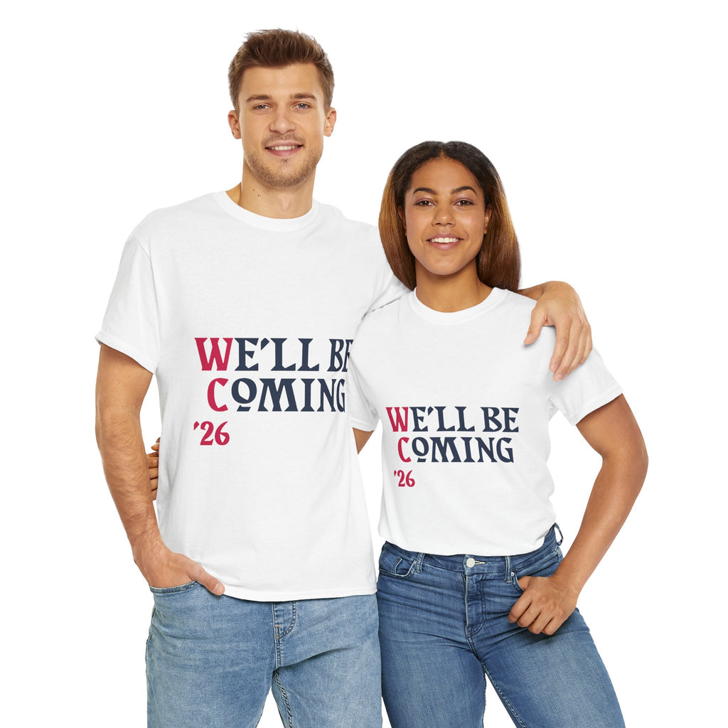 "We'll Be Coming '26" Scotland World Cup T-Shirt | Premium Tartan Army Fan Gear