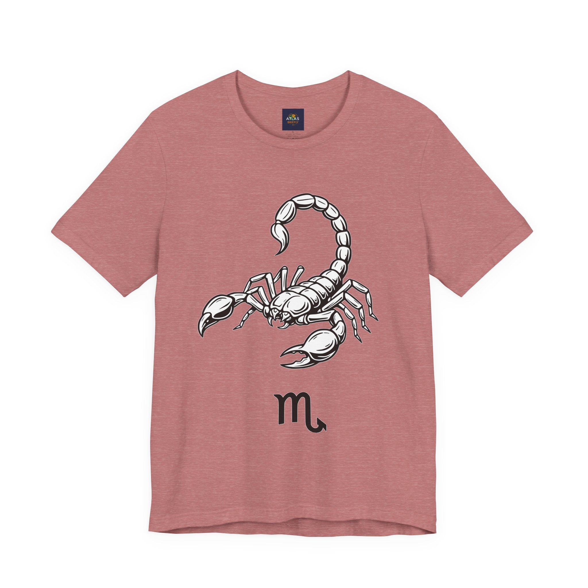 Scorpio Zodiac Tee - Unisex Minimalist Black and White Design