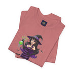 Sexy Witch Halloween T-Shirt - Flirty Witch Costume Tee | Trick or Treat Halloween Shirt - Atlas Briefly