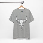 Taurus Zodiac T-Shirt - Minimalist Black and White Unisex T-Shirt