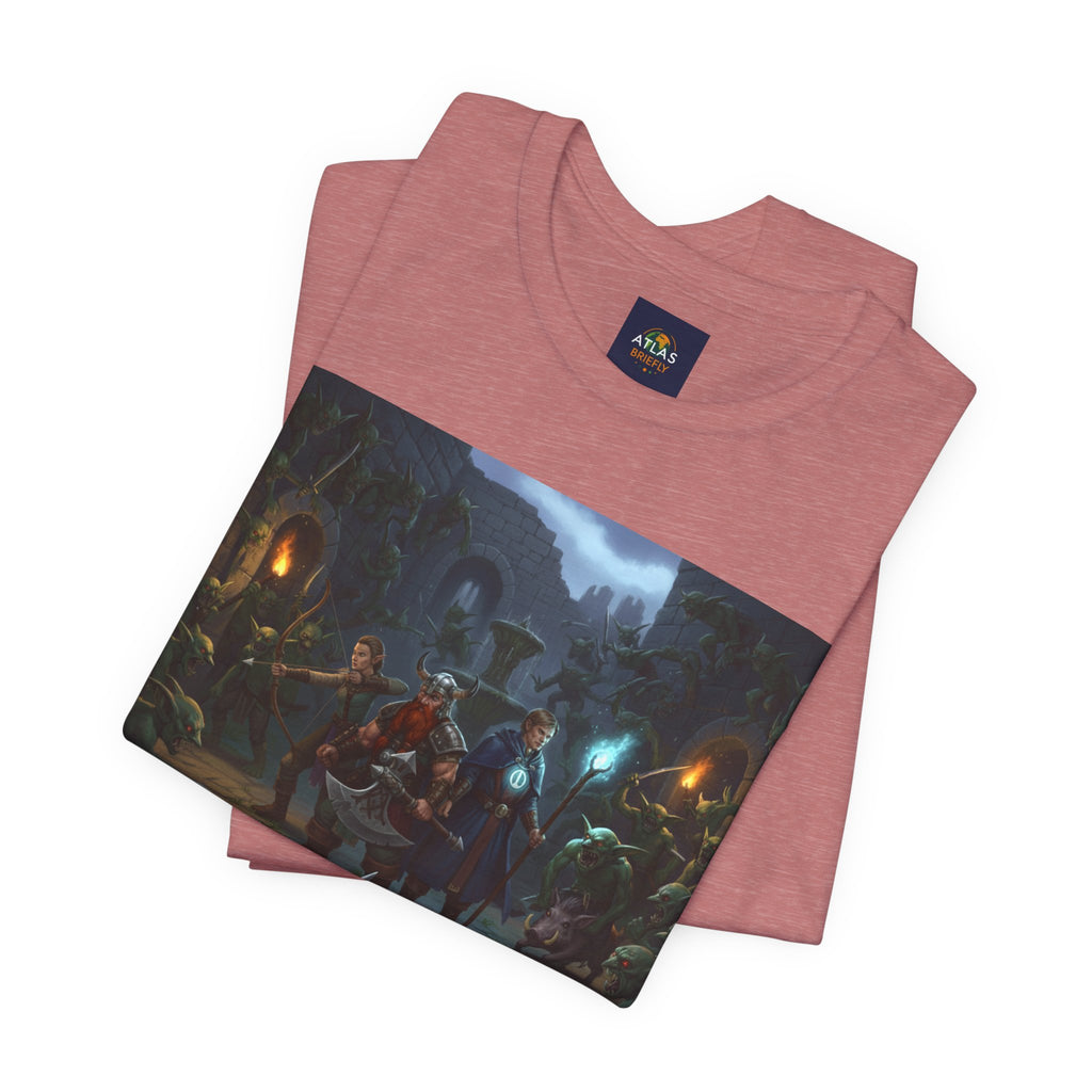 Goblin Ambush T-Shirt - Unleash Your Inner Fantasy Adventure - Atlas Briefly