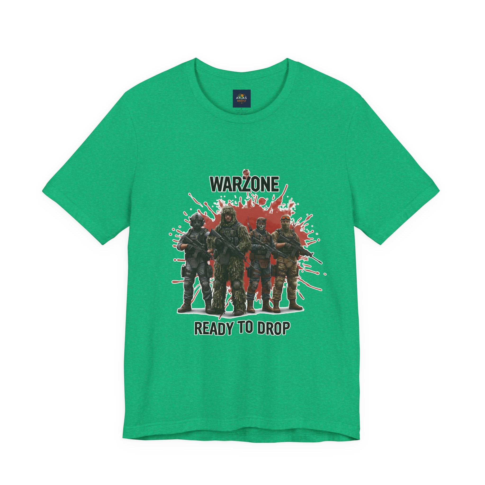Warzone Drop T-shirt for Squad's Fashion Sense and Diverse K/D Ratio - Atlas Briefly
