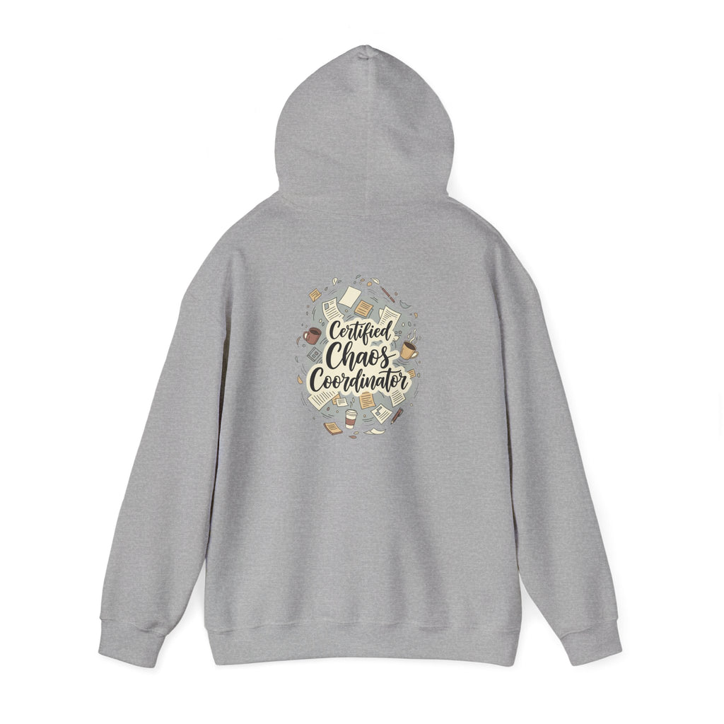 Certified Chaos Coordinator Hoodie - Funny Mom Teacher Gift | Organized Chaos Sweatshirt - Atlas Briefly