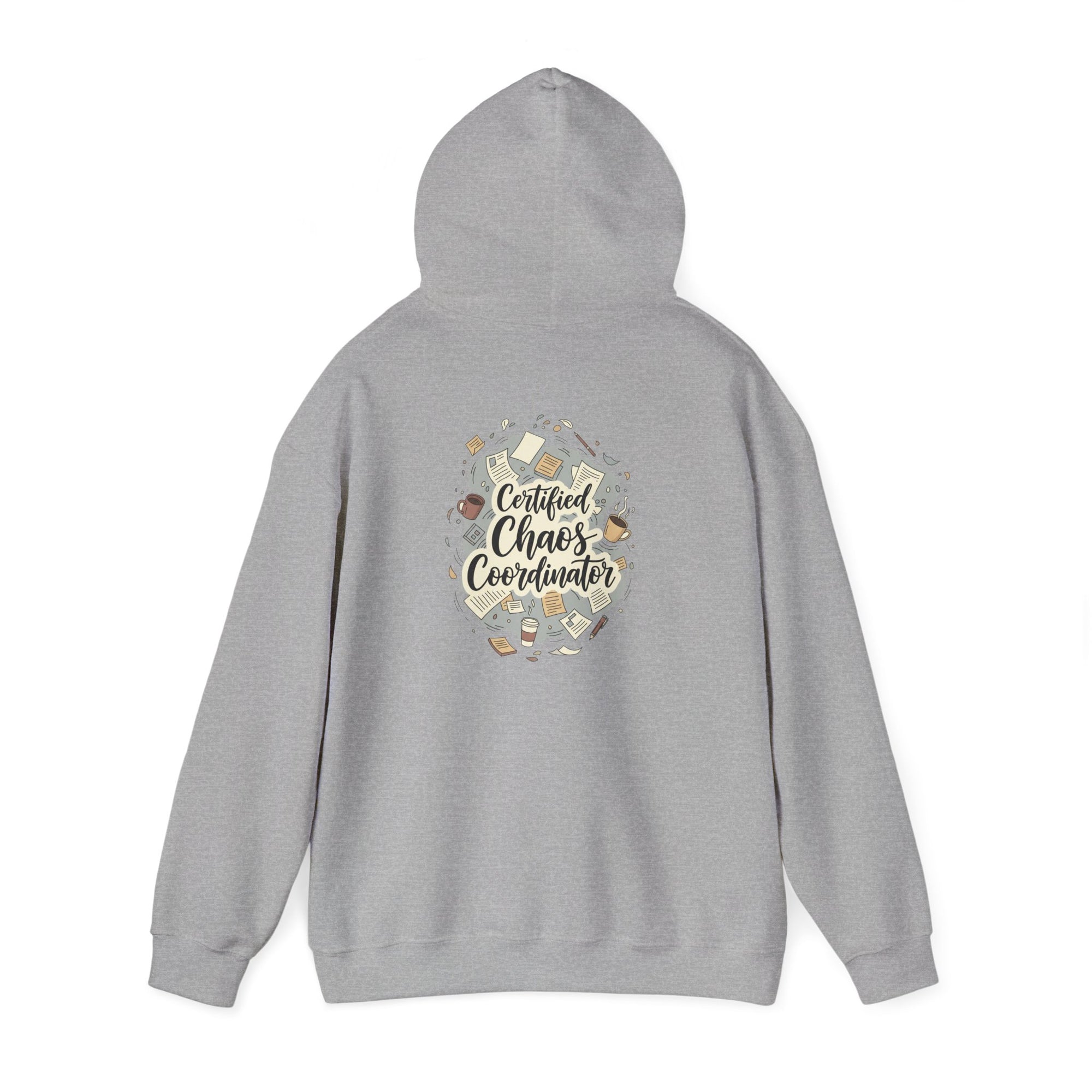 Certified Chaos Coordinator Hoodie - Funny Mom Teacher Gift | Organized Chaos Sweatshirt - Atlas Briefly