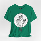 Virgo Zodiac Tee - Minimalist Black and White Unisex T-Shirt
