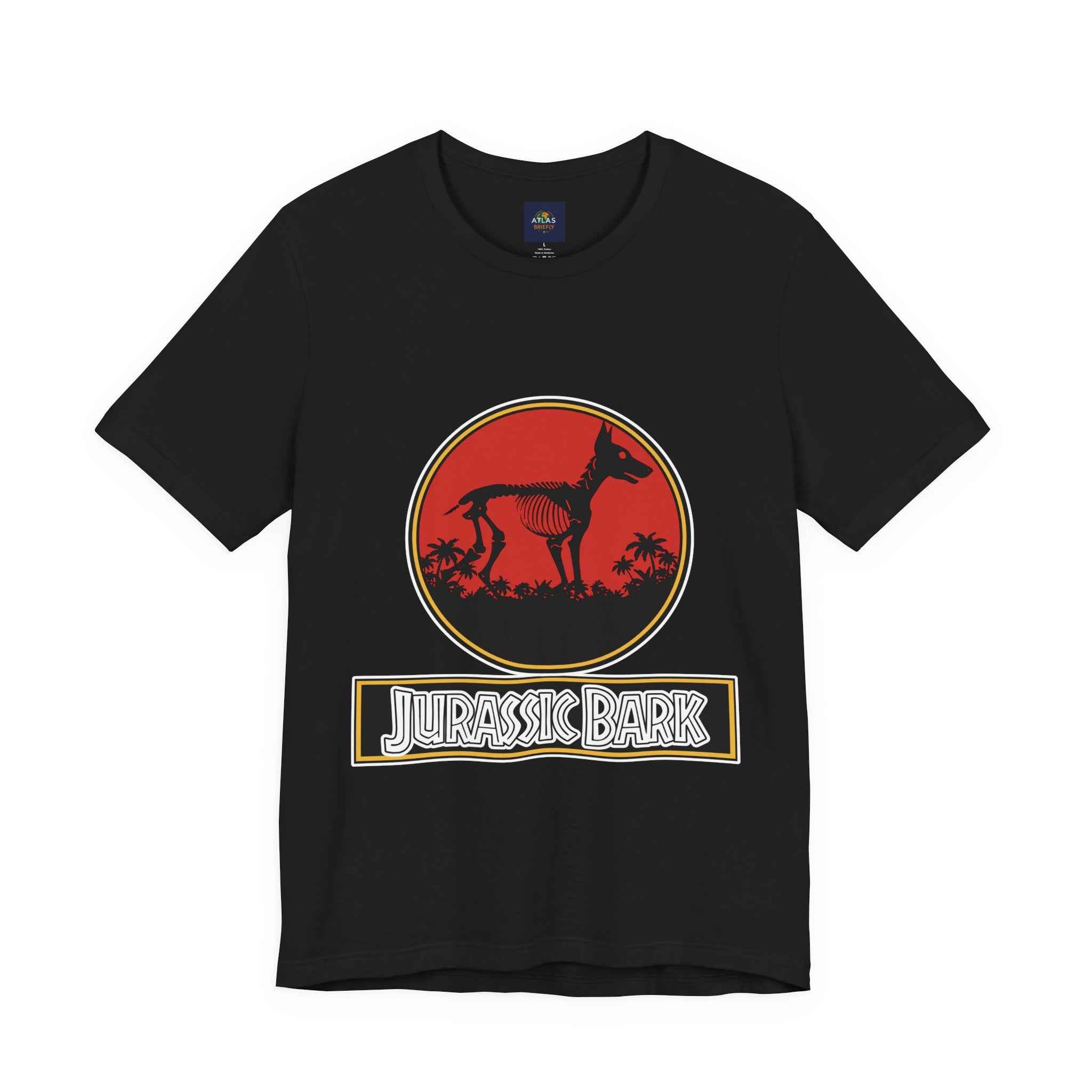 Doberman T-Shirt for Dog Lovers - Jurassic Bark Design - Atlas Briefly