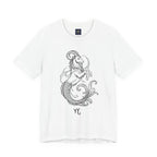Capricorn Zodiac Tee - Unisex Minimalist Horoscope Shirt in Black and White