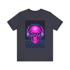 Neon Skull Synthwave Tee - Atlas Briefly