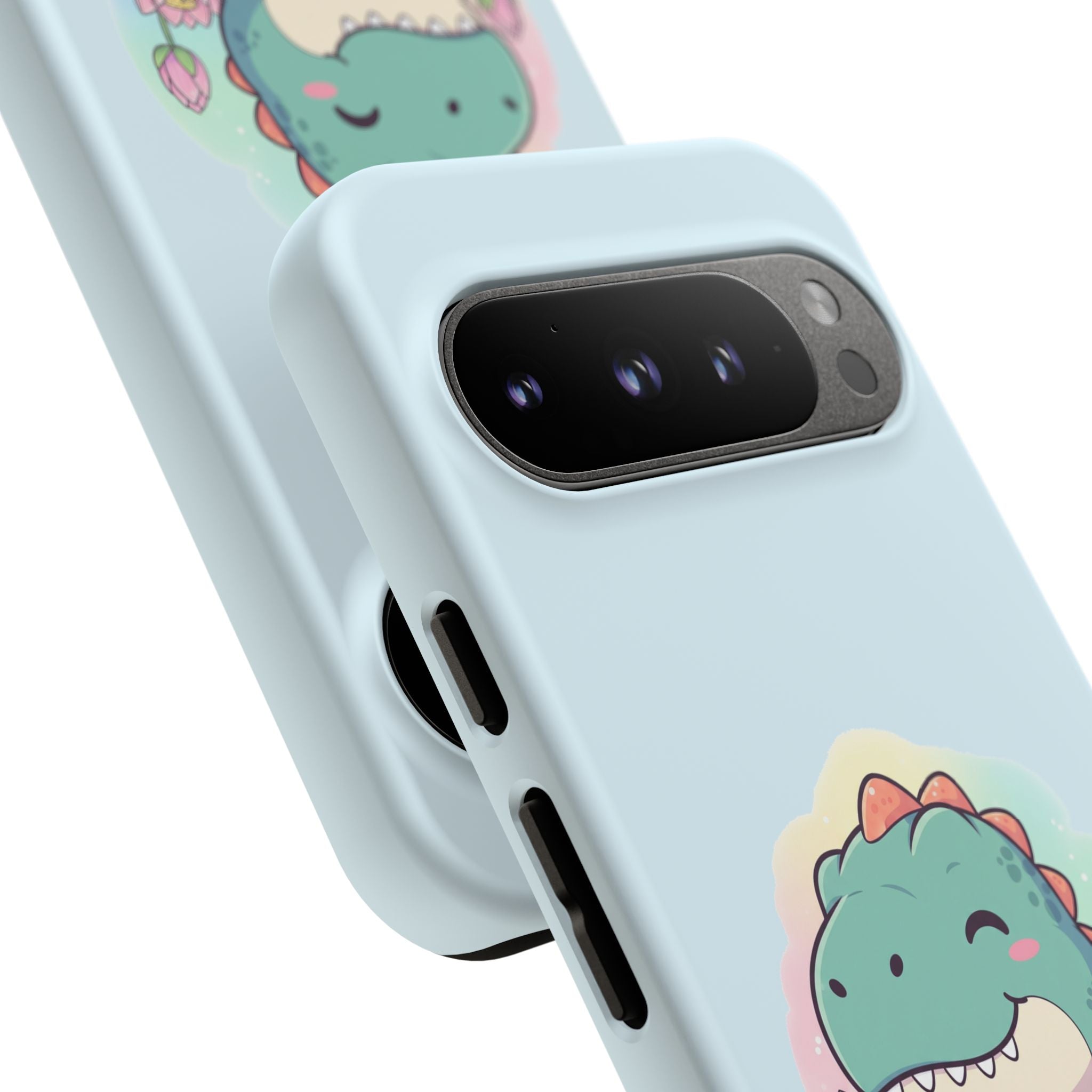 NamasTe-Rex Meditating Dinosaur Phone Case - Funny Yoga T-Rex Mobile Cover | Zen Tech Gift - Atlas Briefly