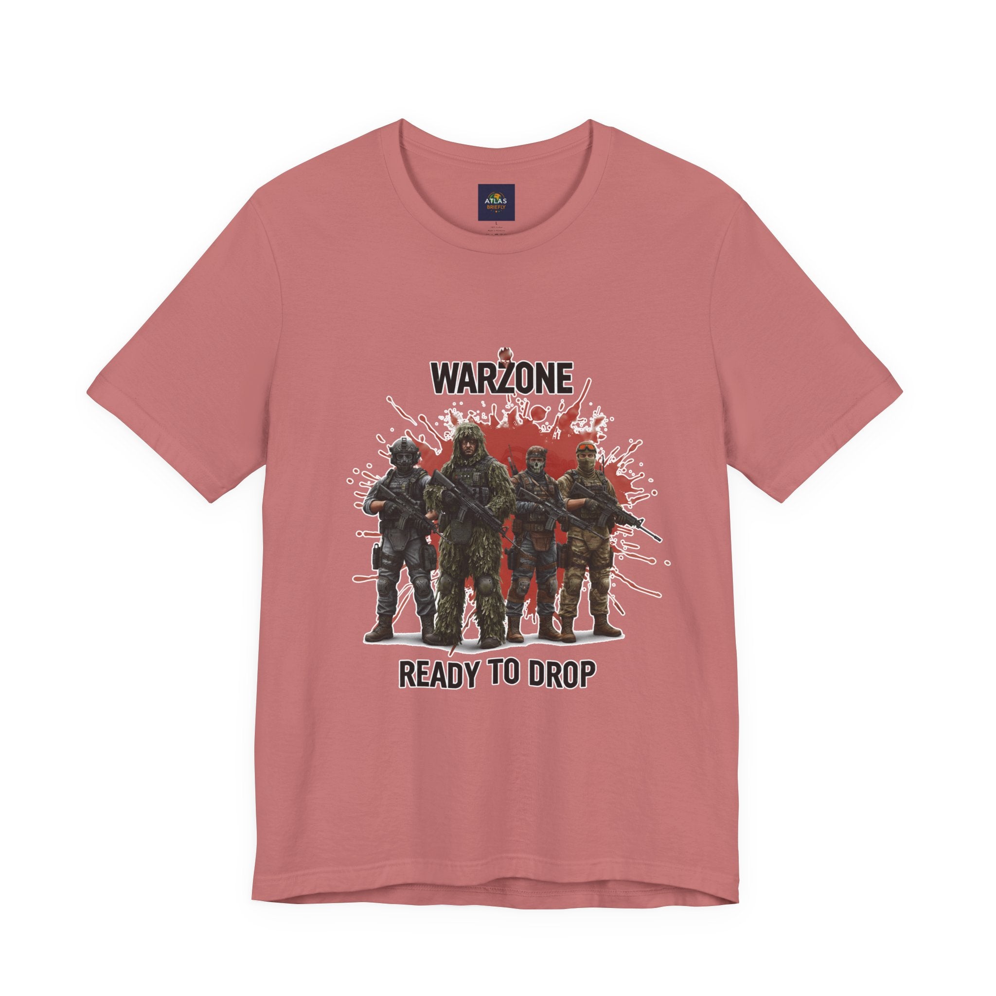 Warzone Drop T-shirt for Squad's Fashion Sense and Diverse K/D Ratio - Atlas Briefly