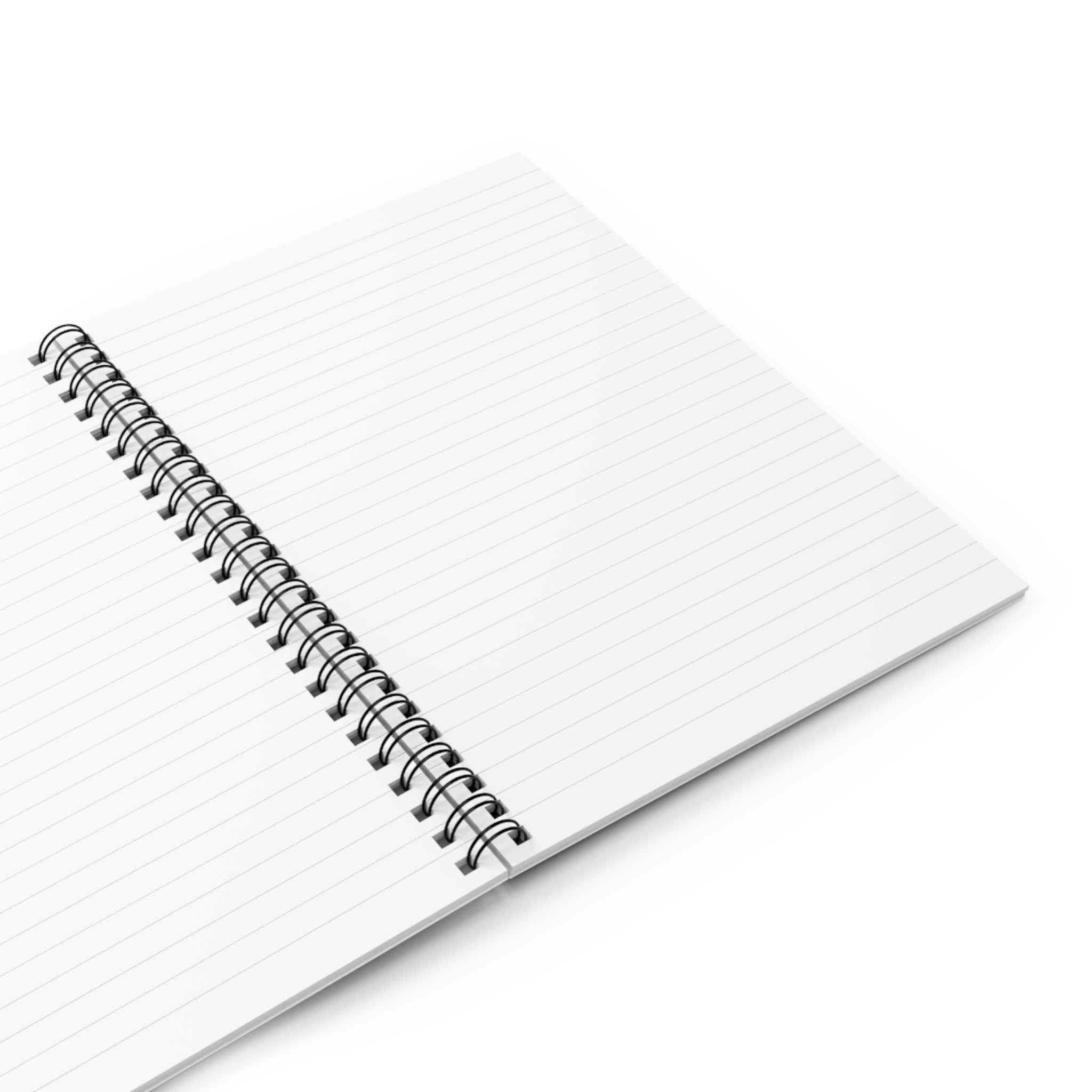 Neon Skull Notebook - Retro Gaming Synthwave Notebook for Creative Notes - Atlas Briefly