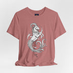 Capricorn Zodiac Tee - Unisex Minimalist Horoscope Shirt in Black and White