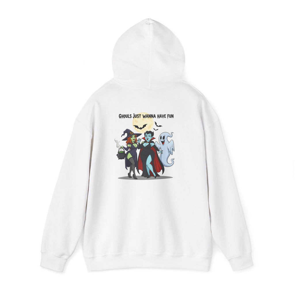 Ghouls Just Wanna Have Fun Halloween Hoodie - Witch Vampire Ghost Sweatshirt | Spooky Squad Apparel - Atlas Briefly