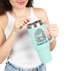 NamasTe-Rex Meditating Dinosaur Insulated Travel Mug | 40oz - Atlas Briefly