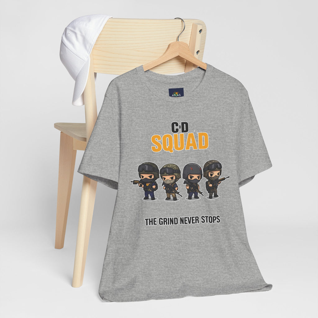 CoD Squad Tee for Gamers: The Grind Never Stops