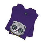 Hufflepurr Harry Potter T-Shirt - Funny Wizarding World Tee | Cute Potter Cat Gift - Atlas Briefly