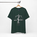 Libra Zodiac Tee - Stylish Unisex Minimalist Black and White Design