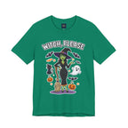 Witch Please Halloween T-Shirt - Sassy Witch Tee with Pumpkin Design | Funny Halloween Shirt - Atlas Briefly