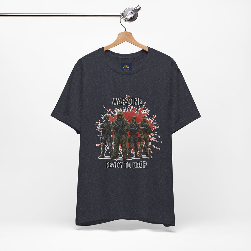 Warzone Drop T-shirt for Squad's Fashion Sense and Diverse K/D Ratio