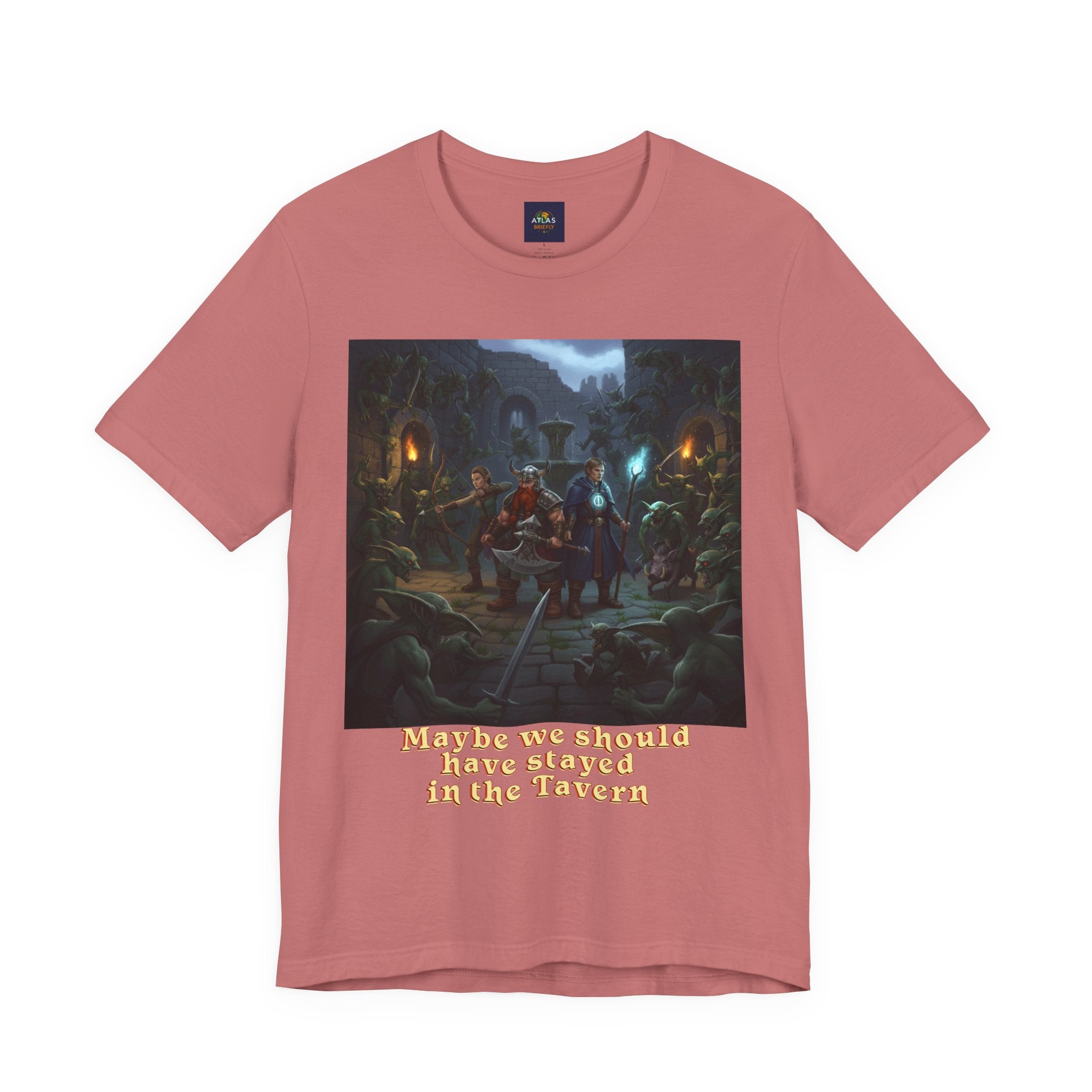 Goblin Ambush T-Shirt - Unleash Your Inner Fantasy Adventure - Atlas Briefly