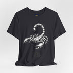 Scorpio Zodiac Tee - Unisex Minimalist Black and White Design