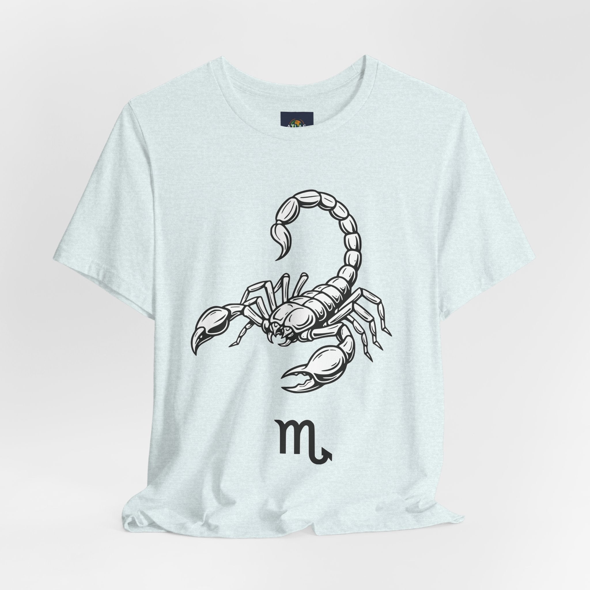 Scorpio Zodiac Tee - Unisex Minimalist Black and White Design