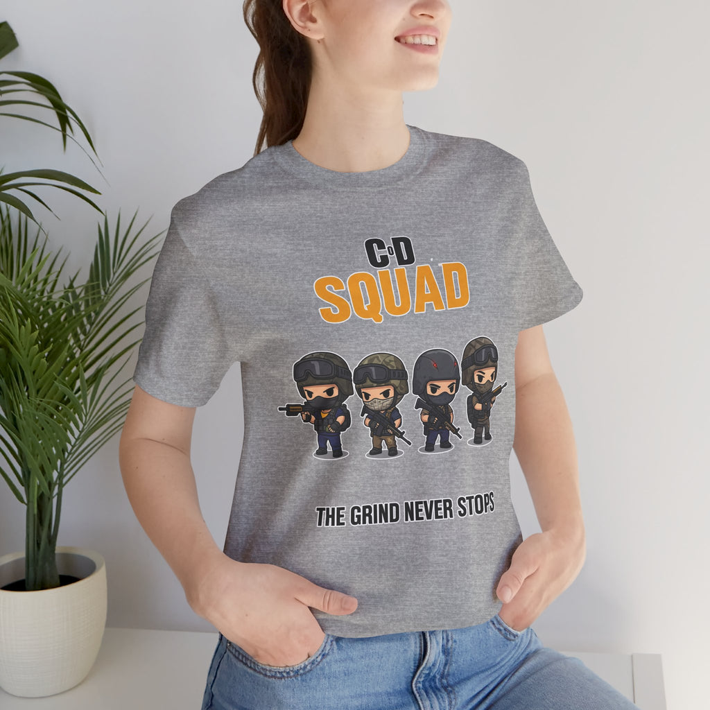 CoD Squad Tee for Gamers: The Grind Never Stops