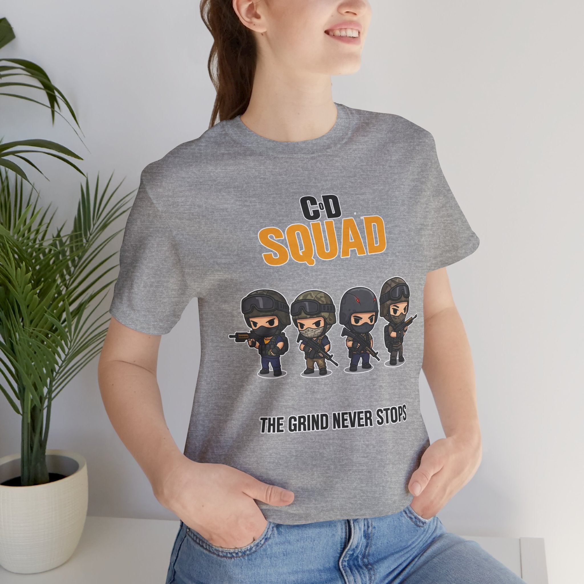 CoD Squad Tee for Gamers: The Grind Never Stops