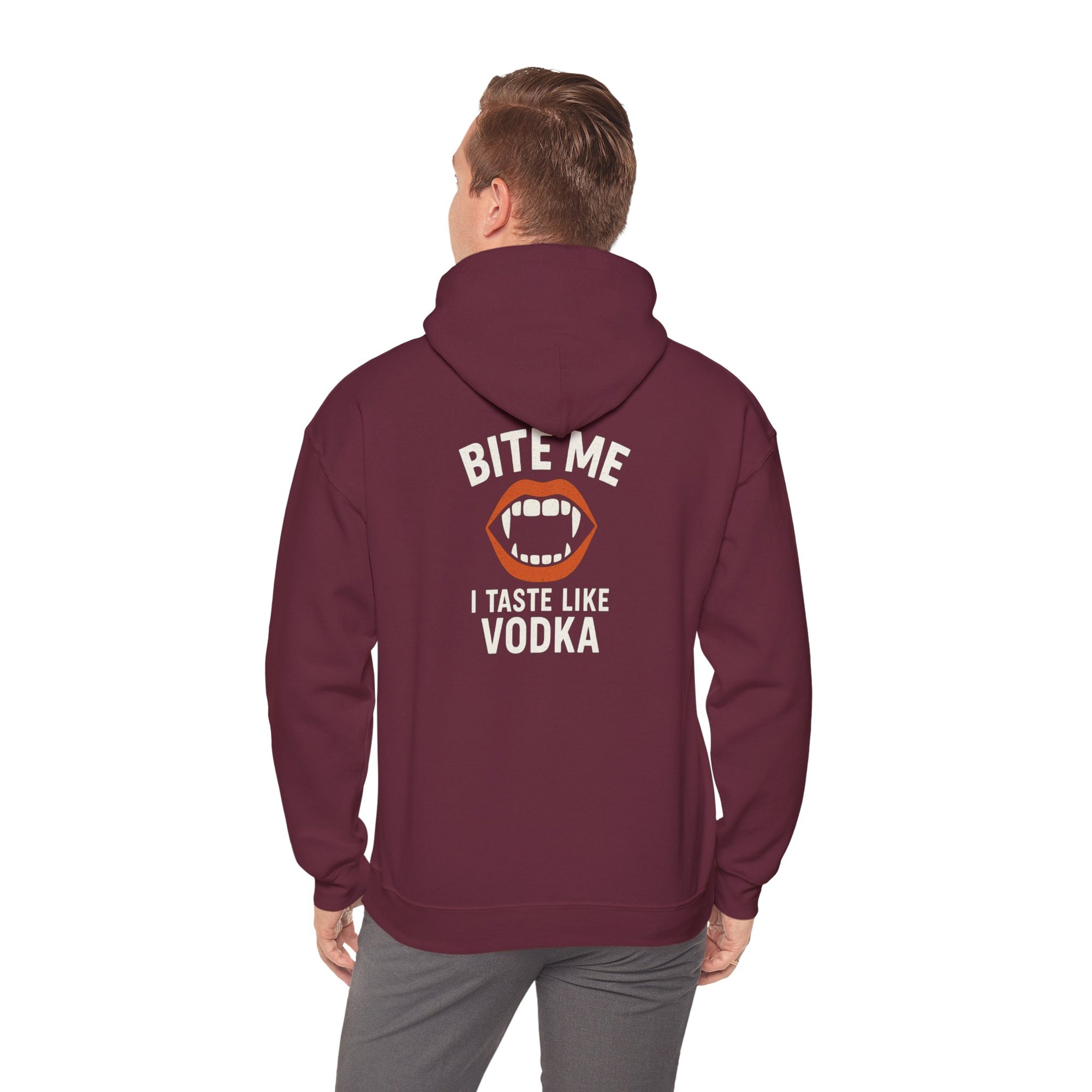 Vodka Vampire Hoodie - Bite Me I taste like Vodka