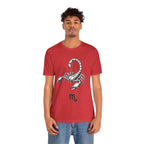 Scorpio Zodiac Tee - Unisex Minimalist Black and White Design