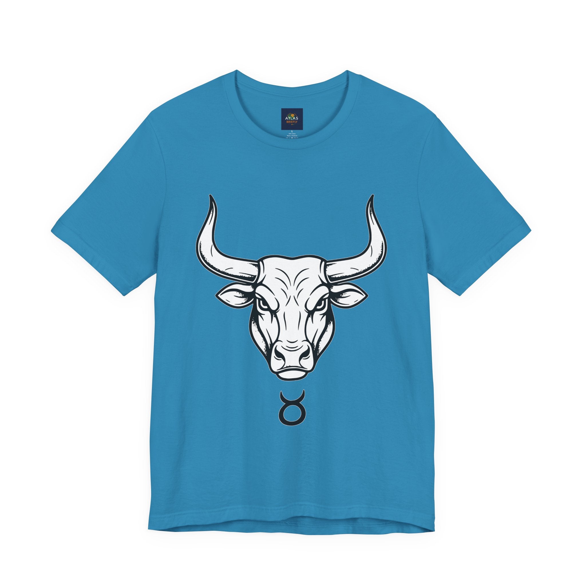 Taurus Zodiac T-Shirt - Minimalist Black and White Unisex T-Shirt