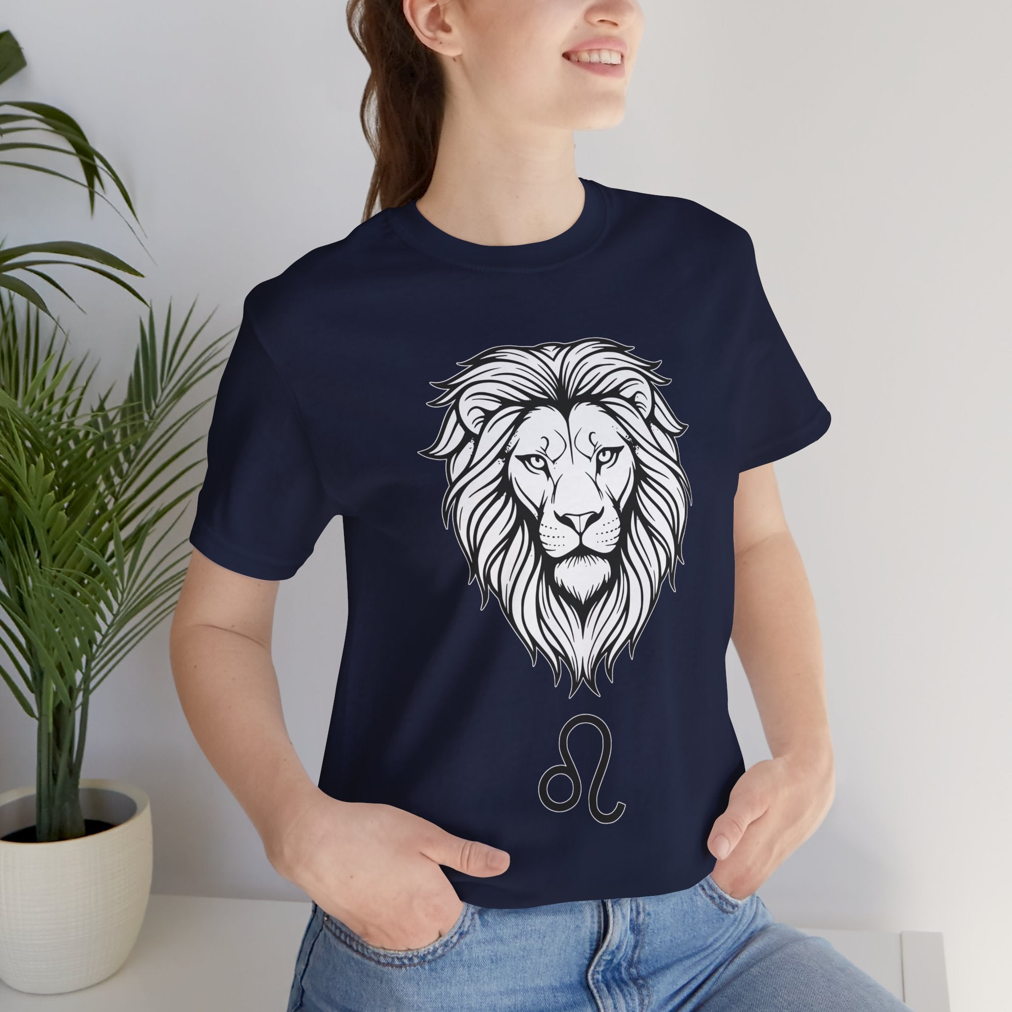 Leo Zodiac T-shirt- Black & White Leo unisex Shirt