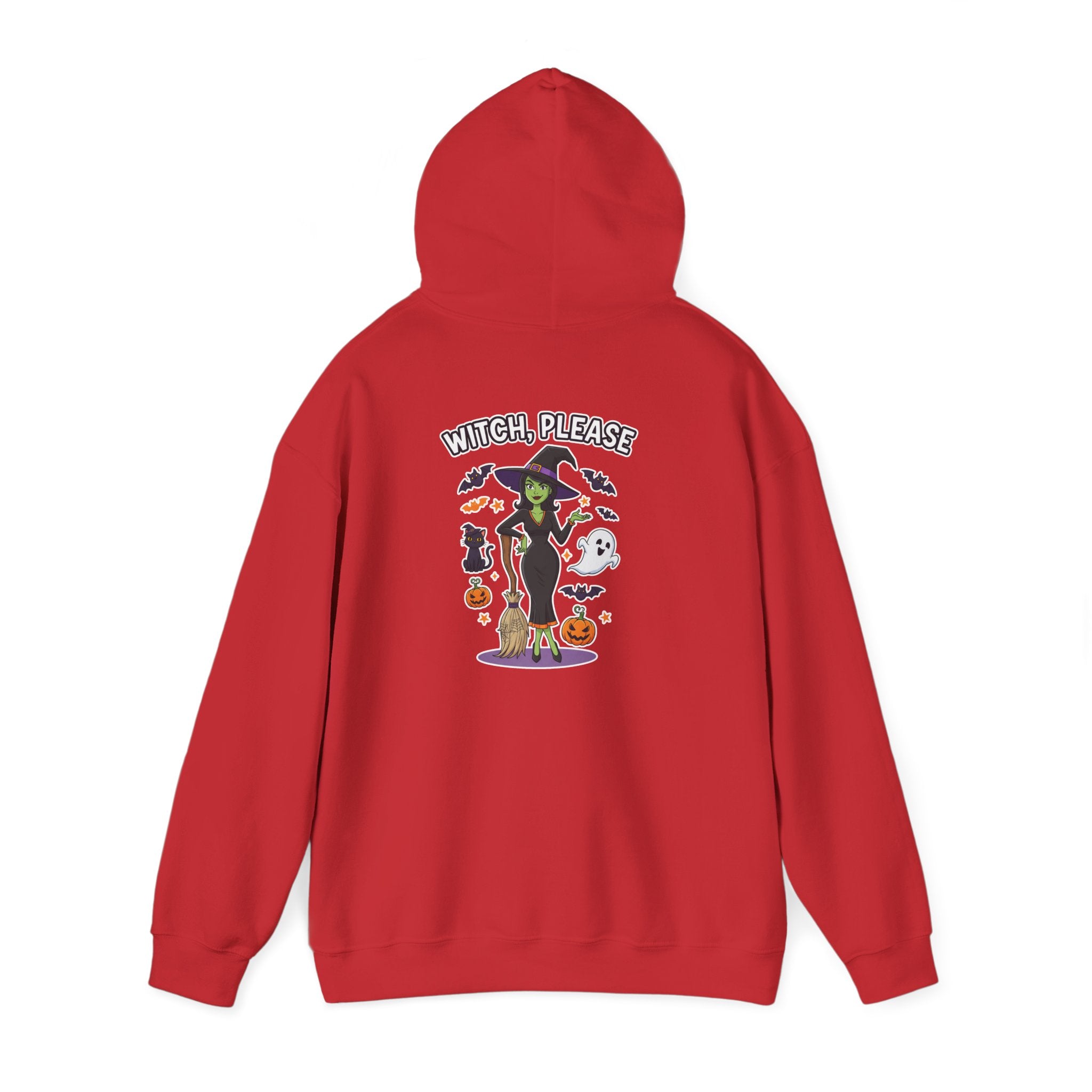 Witch Please Halloween Hoodie - Sassy Witch Sweatshirt for Spooky Season - Atlas Briefly