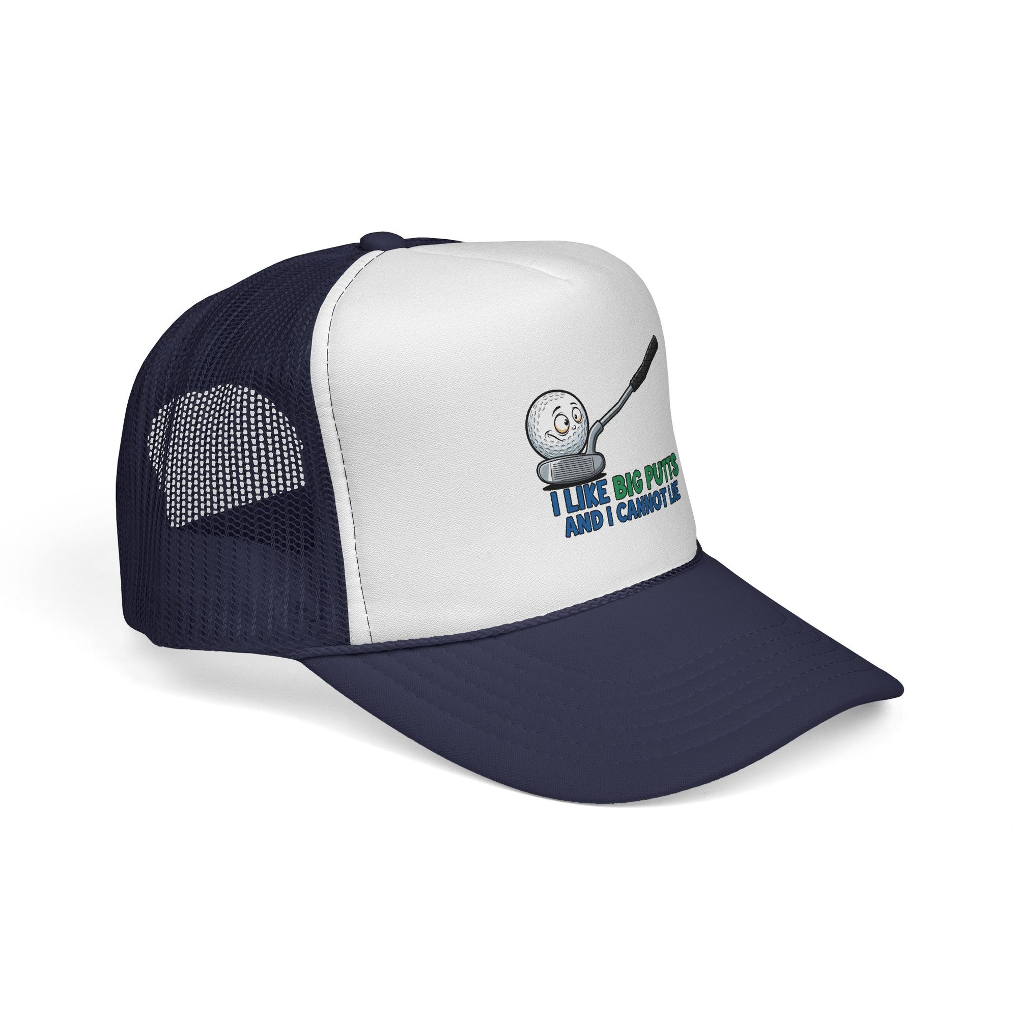 I Like Big Putts Golf Trucker Cap - Funny Golf Hat | Hilarious Golfer Gift - Atlas Briefly