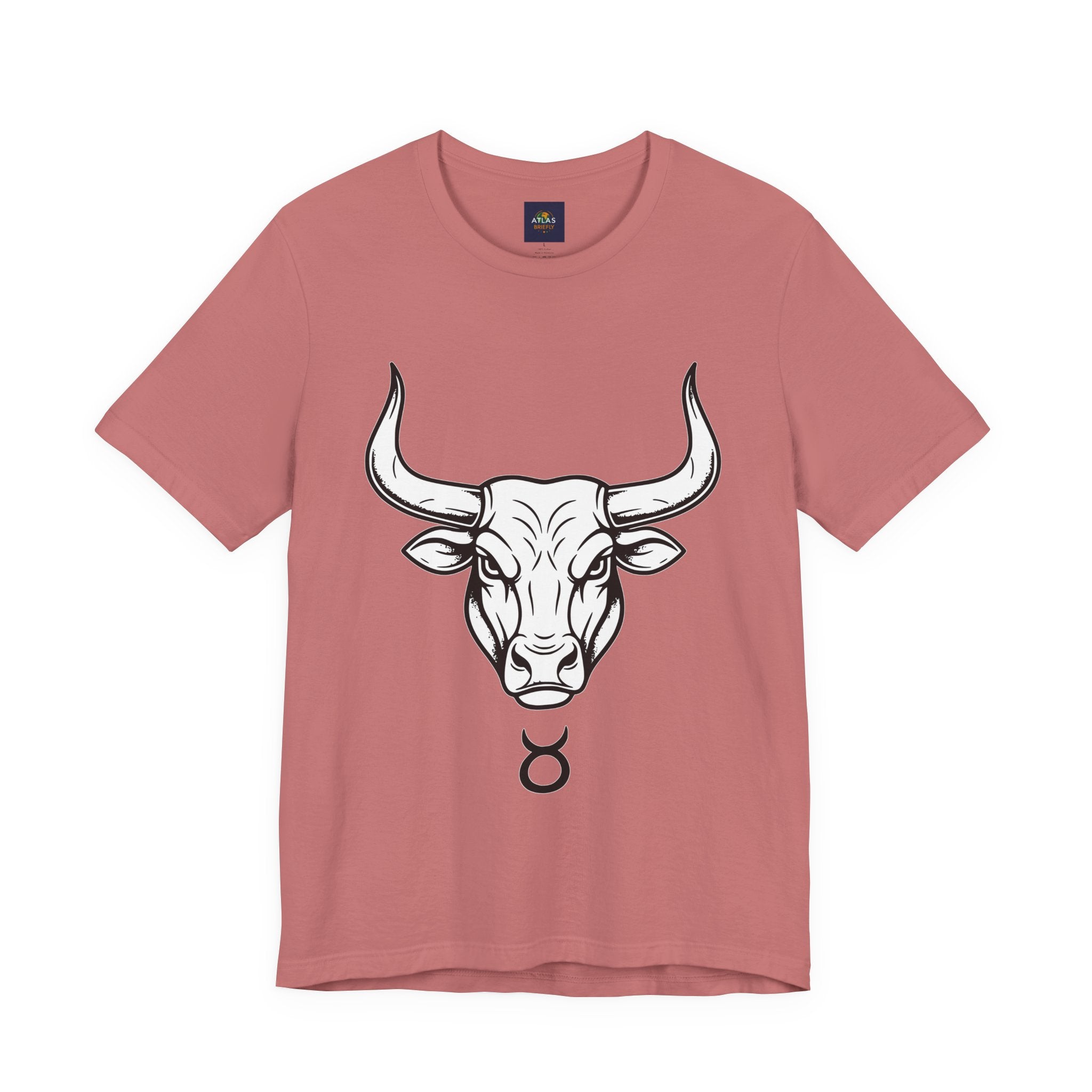 Taurus Zodiac T-Shirt - Minimalist Black and White Unisex T-Shirt