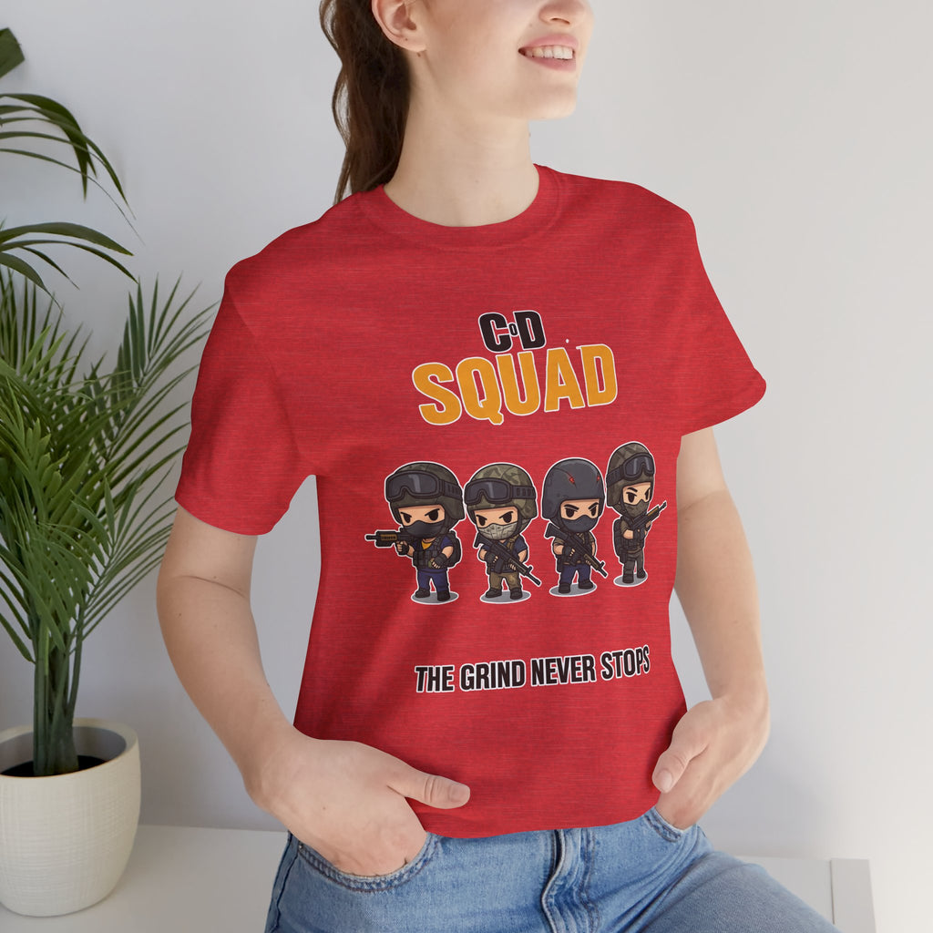 CoD Squad Tee for Gamers: The Grind Never Stops