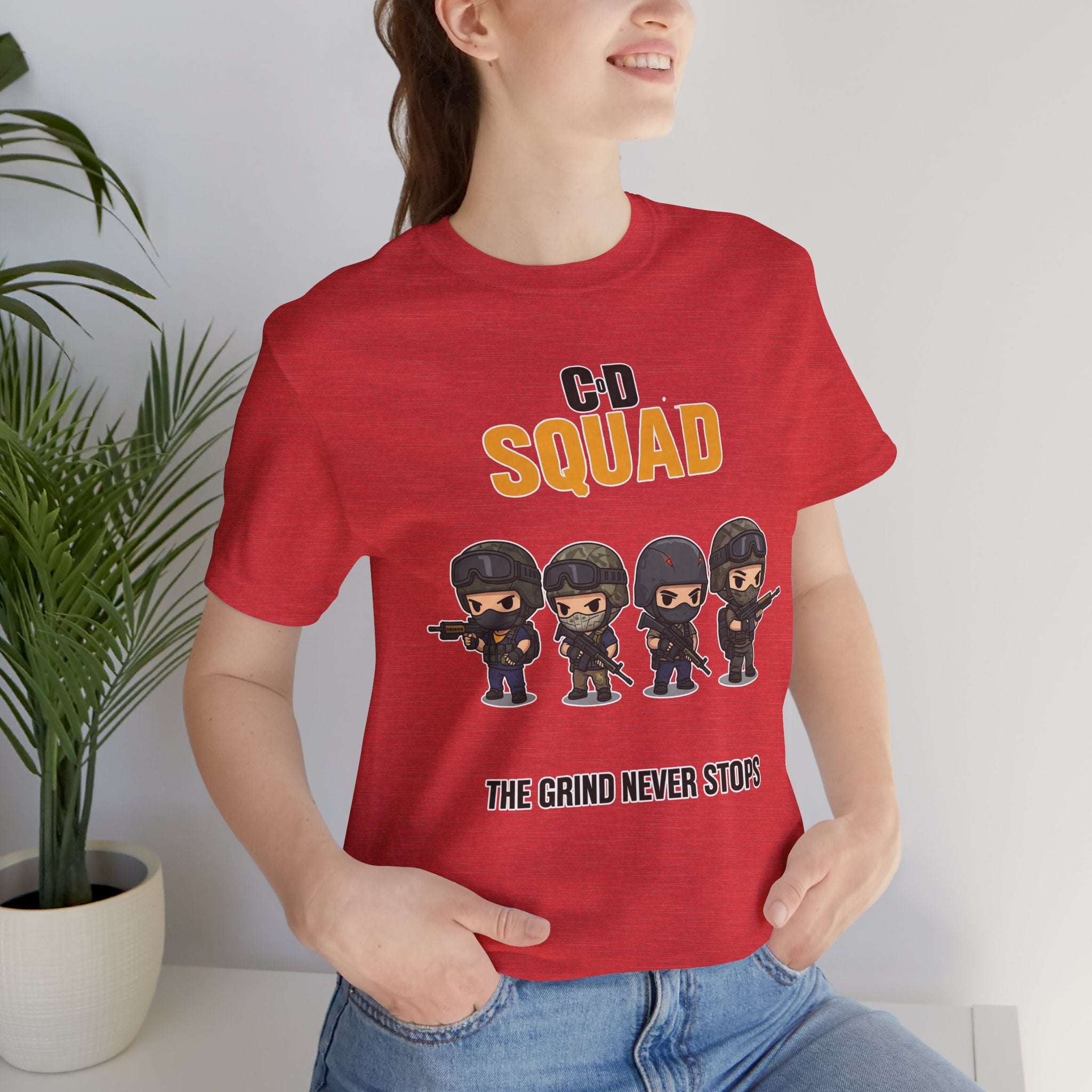 CoD Squad Tee for Gamers: The Grind Never Stops