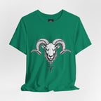 Aries Horoscope Tee - Unisex Black and White Minimal Design
