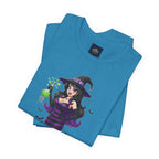 Sexy Witch Halloween T-Shirt - Flirty Witch Costume Tee | Trick or Treat Halloween Shirt - Atlas Briefly