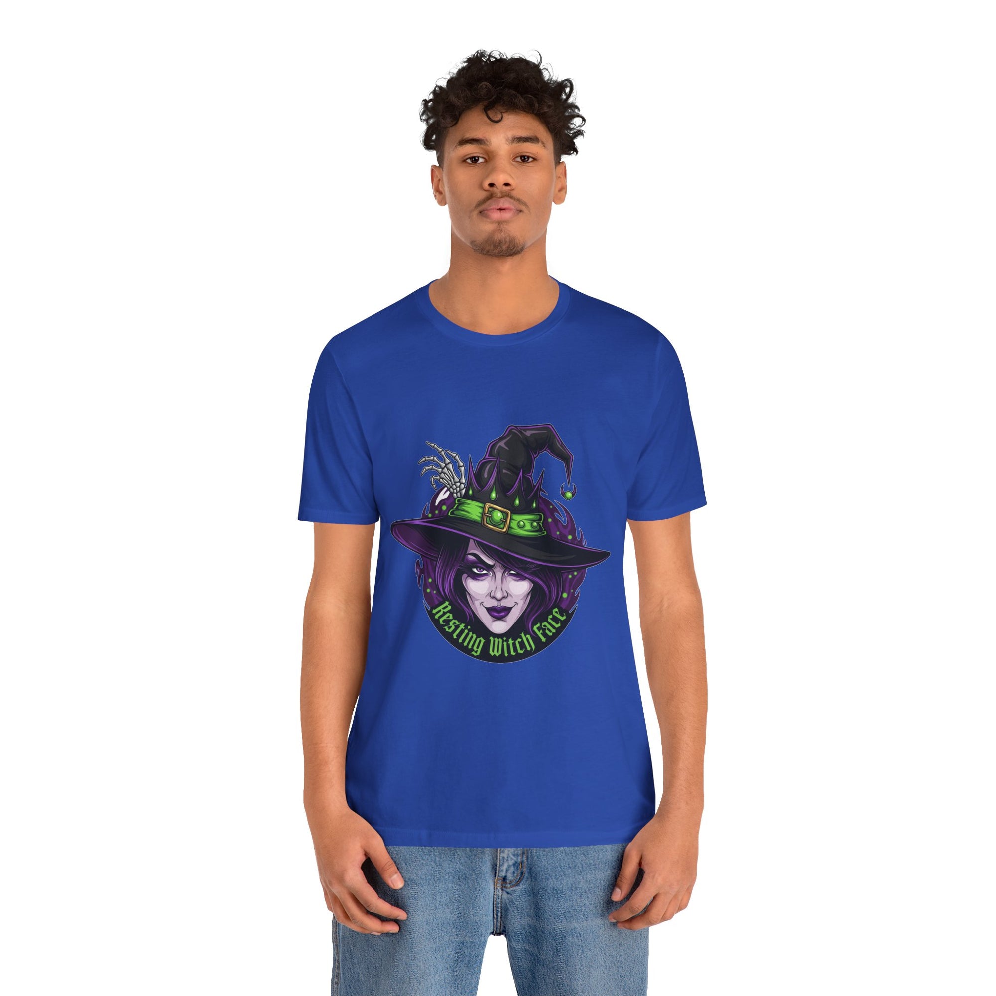 Resting Witch Face Halloween T-Shirt - Funny Witch Tee for Women & Men | Halloween Graphic Shirt - Atlas Briefly