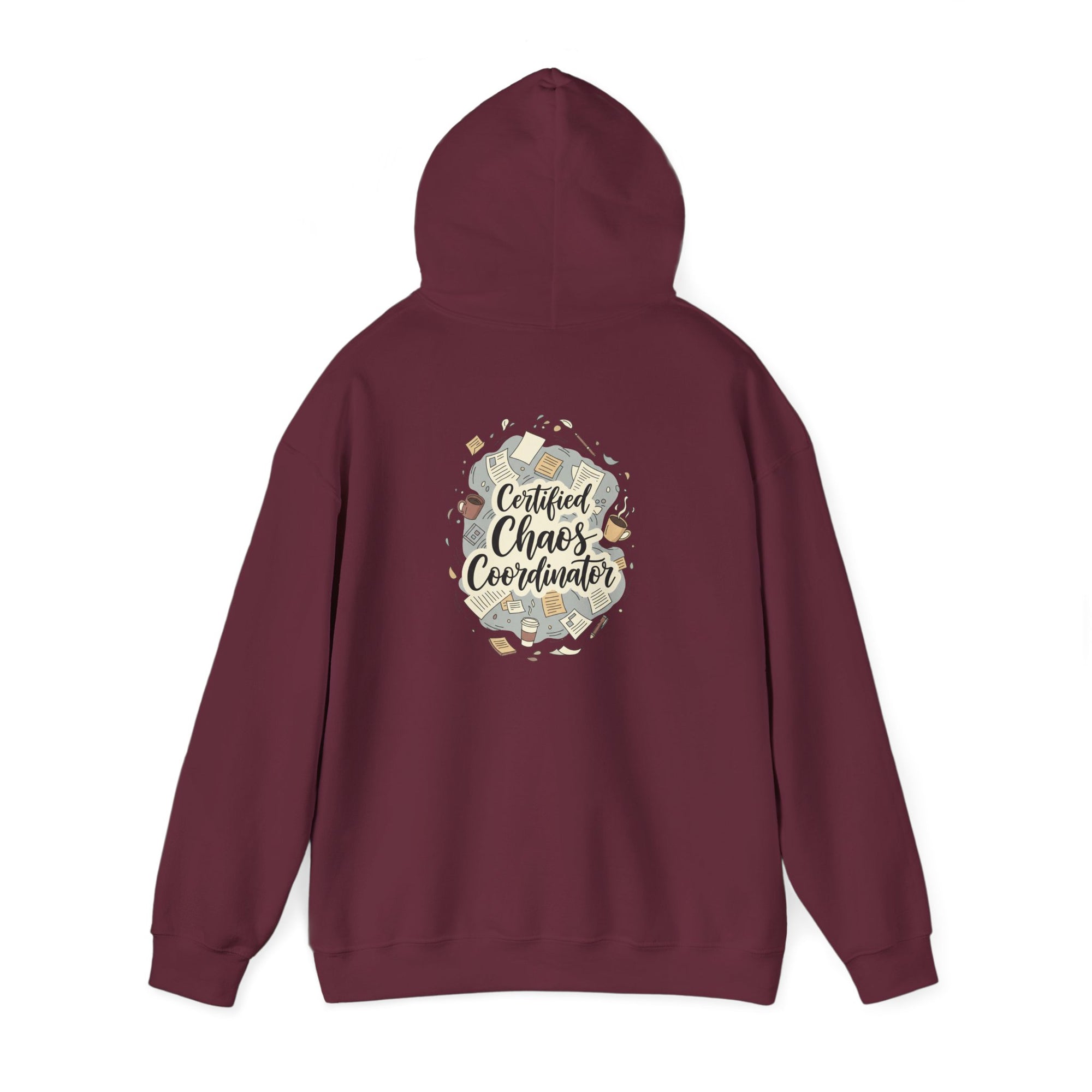 Certified Chaos Coordinator Hoodie - Funny Mom Teacher Gift | Organized Chaos Sweatshirt - Atlas Briefly