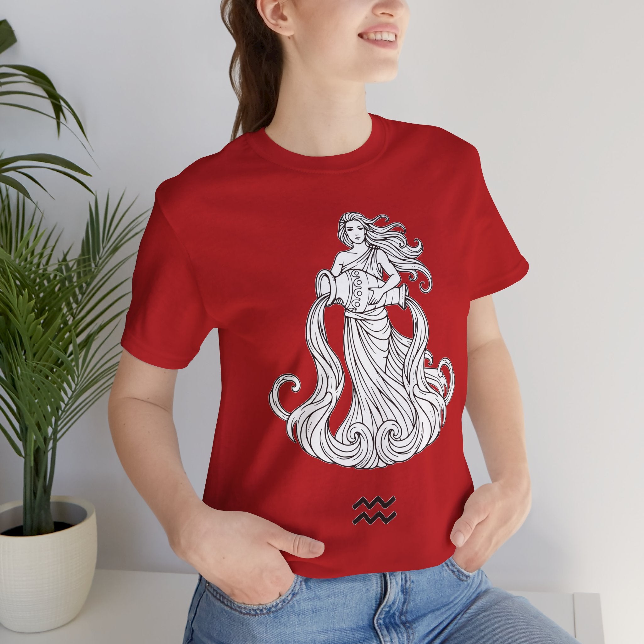 Aquarius Zodiac Tee - Unisex Astrology T-Shirt for Trendy Style