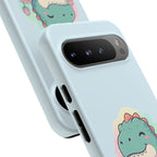 NamasTe-Rex Meditating Dinosaur Phone Case - Funny Yoga T-Rex Mobile Cover | Zen Tech Gift - Atlas Briefly