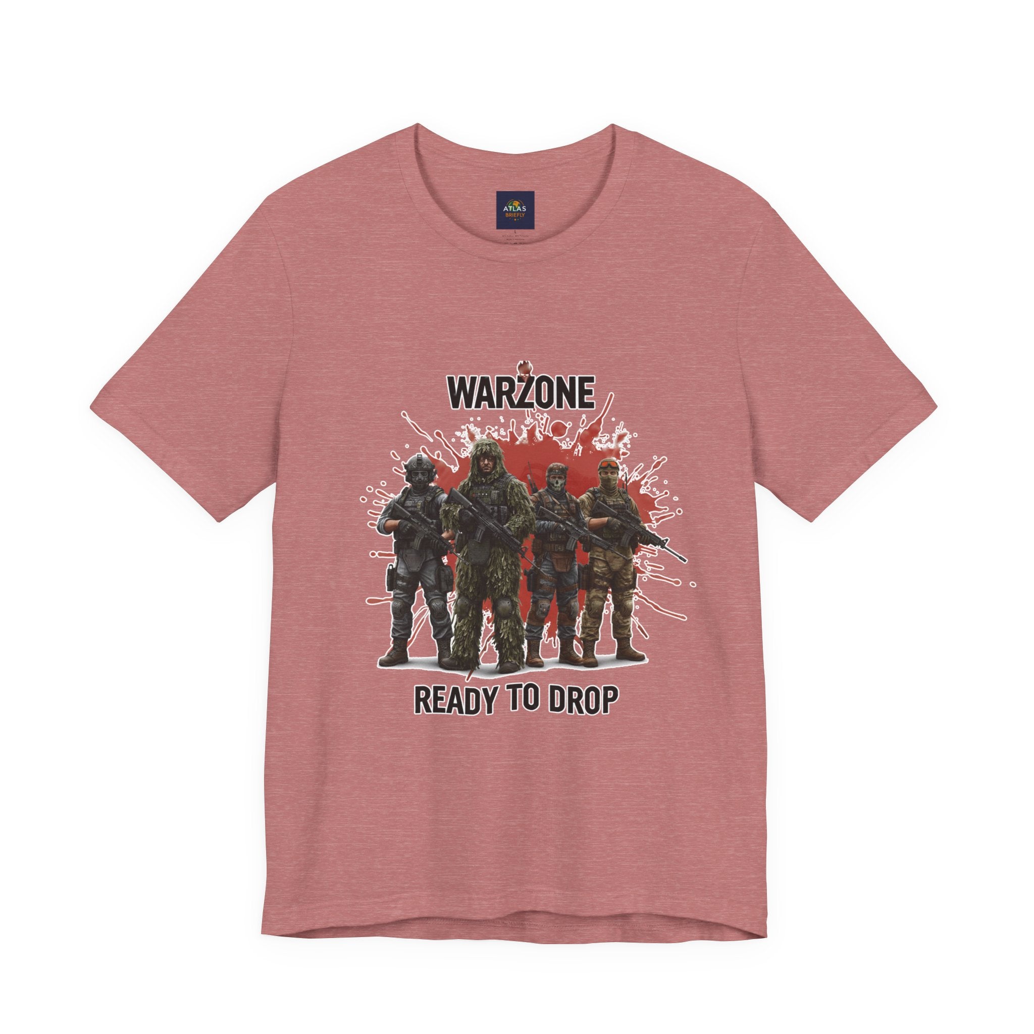 Warzone Drop T-shirt for Squad's Fashion Sense and Diverse K/D Ratio - Atlas Briefly