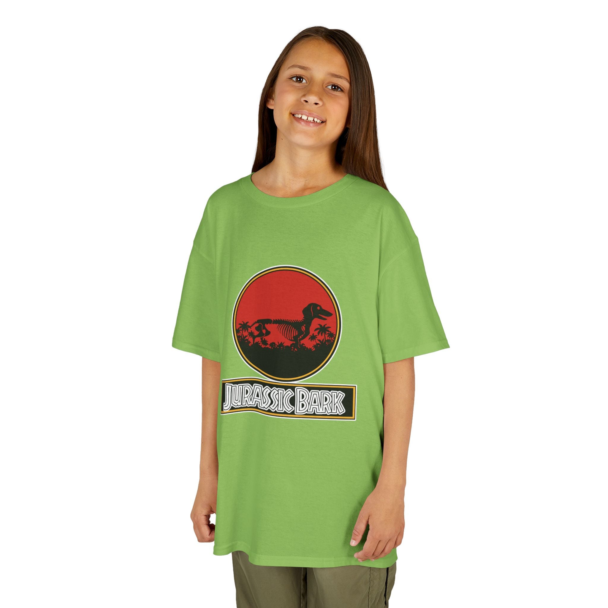 Kids Dachshund T-Shirt - Jurassic Bark Wiener Dog Tee