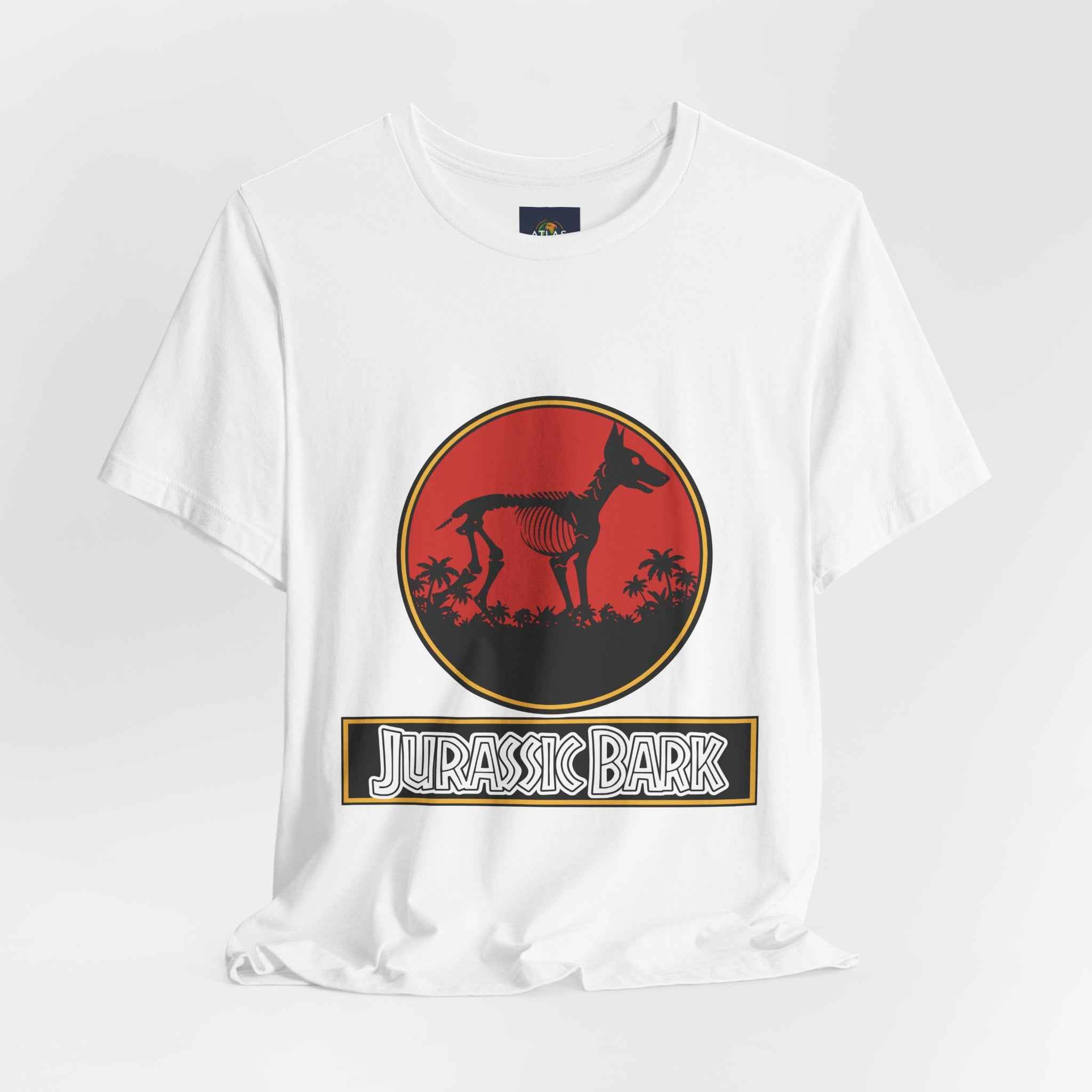 Doberman T-Shirt for Dog Lovers - Jurassic Bark Design - Atlas Briefly