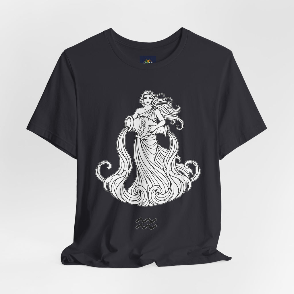 Aquarius Zodiac Tee - Unisex Astrology T-Shirt for Trendy Style